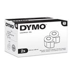 Dymo papierové štítky 102mm x 59mm, biele, veľké, vysokokapacitné, prepravné, 2X575 ks, S0947420