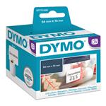 Dymo papierové štítky 70mm x 54mm, biele, na diskety, 320 ks, 99015, S0722440