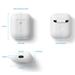 Elago Airpods 2 Silicone Case - White EAP2SC-WH