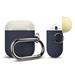 Elago Airpods Silicone Duo Hang Case - Jeans Indigo/ White, Yellow EAPDH-JIN-CWHYE