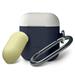 Elago Airpods Silicone Duo Hang Case - Jeans Indigo/ White, Yellow EAPDH-JIN-CWHYE