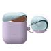 Elago Airpods Silicone Duo Hang Case - Lavender/Pink, Pastel Blue EAPDH-LV-PBLPK