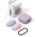 Elago Airpods Silicone Duo Hang Case - Lavender/Pink, Pastel Blue EAPDH-LV-PBLPK