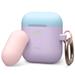 Elago Airpods Silicone Duo Hang Case - Lavender/Pink, Pastel Blue EAPDH-LV-PBLPK