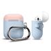 Elago Airpods Silicone Duo Hang Case - Pastel Blue/ Pink, White EAPDH-PBL-PKWH