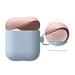 Elago Airpods Silicone Duo Hang Case - Pastel Blue/ Pink, White EAPDH-PBL-PKWH