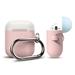 Elago Airpods Silicone Duo Hang Case - Pink/ White, Pastel Blue EAPDH-PK-WHPBL