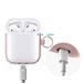 Elago Airpods Silicone Duo Hang Case - Pink/ White, Pastel Blue EAPDH-PK-WHPBL