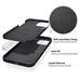 Elago kryt Silicone Case pre iPhone 12/12 Pro - Black ES12SC61-BK