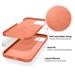 Elago kryt Silicone Case pre iPhone 12/12 Pro - Nectarine ES12SC61-OR