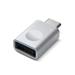 ELAGO Mini USB-C to USB 3.0 Aluminium Adapter with LED - Silver EADP-LEDUSBC-SL