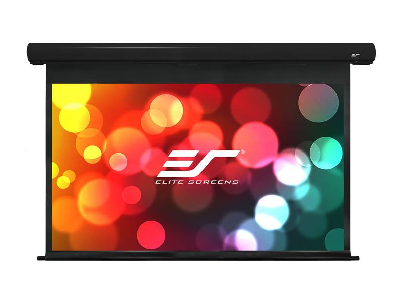 ELITE SCREENS plátno elektrické motorové 120" (305 cm)/ 16:9/149,6 x 265,7 cm/hliníkový case černý/20" dro SKT120UHW-E20