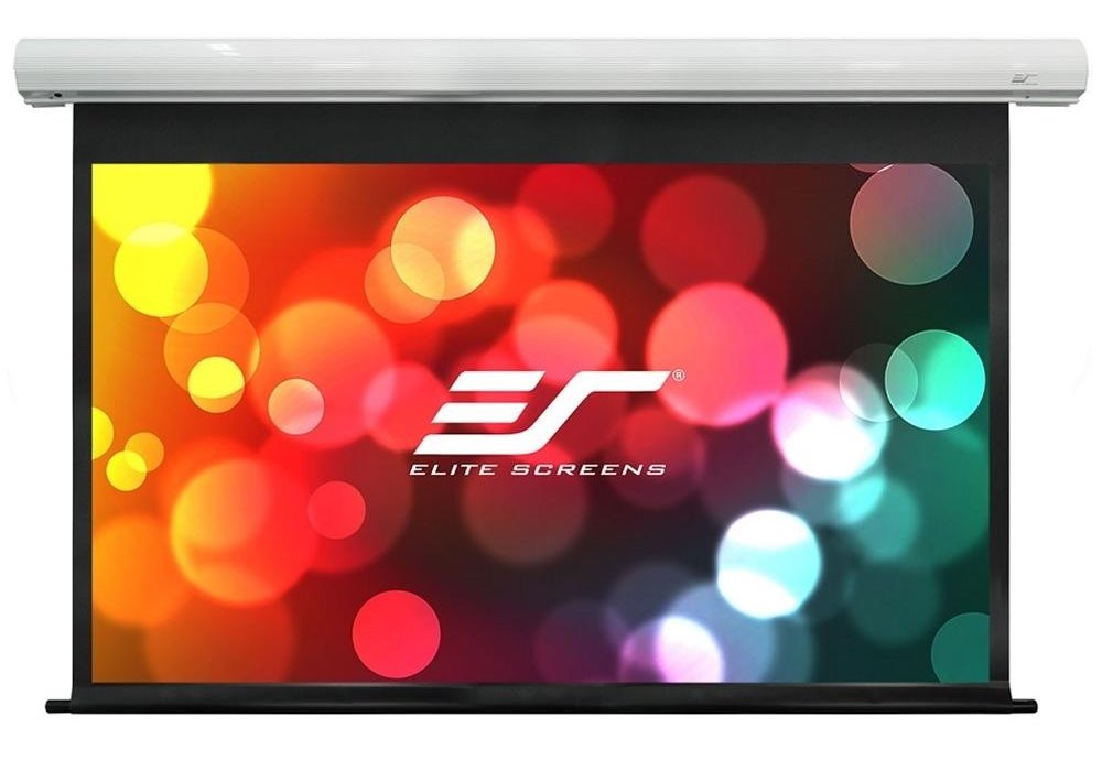 ELITE SCREENS plátno elektrické motorové 135" (342,9 cm)/ 16:9/ 168,1 x 299 cm/ case bílý/ 18" drop/ Fiber SK135XHW-E18