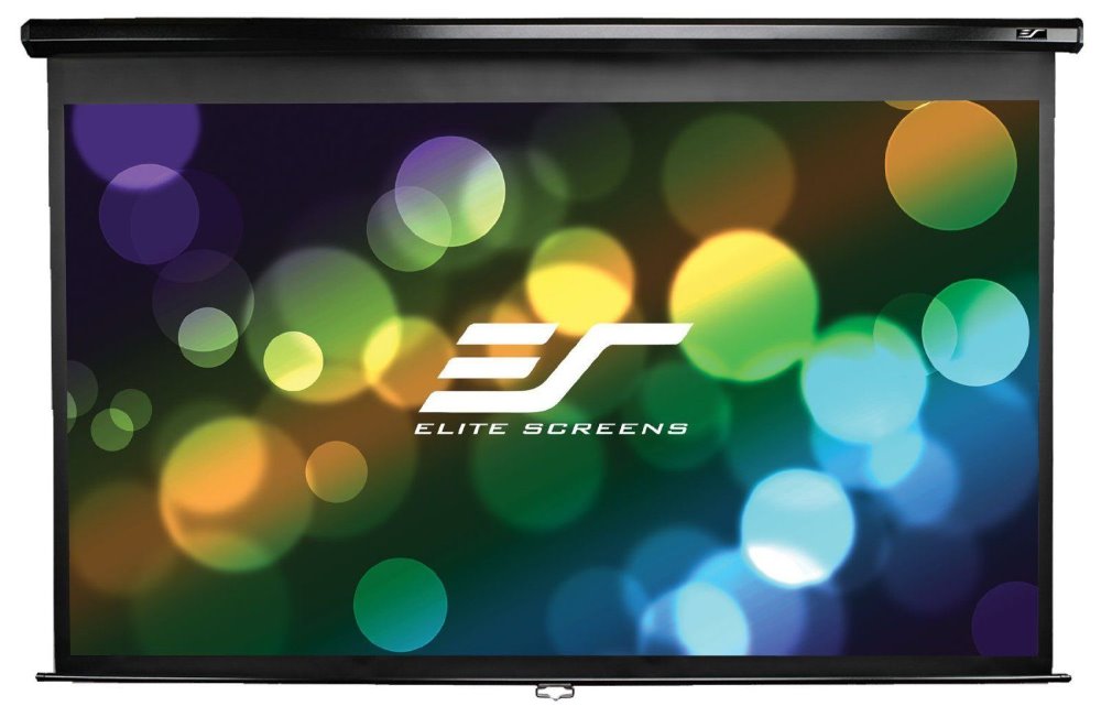 ELITE SCREENS plátno roleta 150" (381 cm)/ 16:9/ 186,7 x 332 cm/ Gain 1,1/ case černý M150UWH2