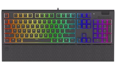 Endorfy herní klávesnice Omnis Pudd.Kaihl RD RGB /USB/ red switch / drátová / mechanická / US layout / černá RGB EY5A033