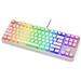 Endorfy herní klávesnice Thock TKL OWH Pudd.Khail BR RGB /USB/ brown sw./ drátová / mechanická / US layout / bí EY5A008