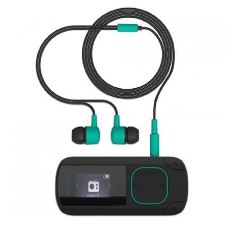 ENERGY MP3 Clip Bluetooth Mint (8GB, MicroSD, FM, sluchátka) 426508