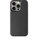 Epico Mag+ Hybrid Carbon Case iPhone 15 Pro - čierna 81310191300001