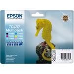 Epson atrament SP R200/R220/R300/R340/RX500/RX640 pack 6f. C13T04874010