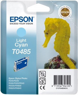 Epson originál ink C13T048540, light cyan, 430str., 13ml, Epson Stylus Photo R200/220/300/320/340/R C13T04854010