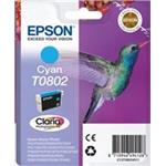 Epson originál ink C13T08024021, cyan, 7,4ml, blister s ochranou, Epson Stylus Photo PX700W, 800FW,