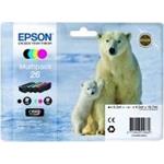 Epson originál ink C13T26324020, T263240, 26XL, cyan, 9,7ml, Epson Expression Premium XP-800, XP-70