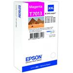 Epson originál ink C13T70134010, XXL, magenta, 3400str., Epson WorkForce Pro WP4000, 4500 series