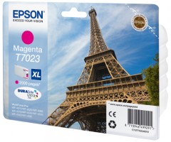 Epson originál ink C13T70234010, XL, magenta, 2000str., Epson WorkForce Pro WP4000, 4500 series