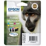 Epson T0895 Multipack - 4-balení - černá, žlutá, azurová, purpurová - originál - blistr - inkoustov C13T08954010