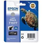 Epson T1577 - 25.9 ml - světle černý - originál - blistr - inkoustová cartridge - pro Stylus Photo C13T15774010