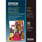 EPSON Value Glossy Photo Paper 10x15cm 20 sheet C13S400037