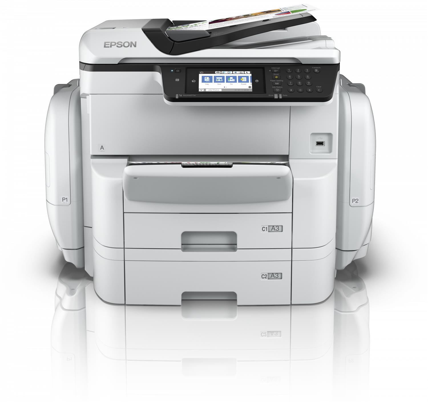 Epson WorkForce Pro WF-C8690DWF - Multifunkční tiskárna - barva - tryskový - A3 (média) - až 22 str C11CG68401