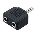 equip 3,5mm Stereo plug Y-Adapter 1xplug, 2xjack