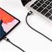 ER POWER kábel USB-C to Lightning 2m - Black ERPWCL200BK