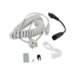 Ergotron Coiled Extension Cord Accessory Kit - Sada kabelů k napájení - 2.4 m - svinutý - šedá - Sa 97-920