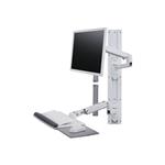 Ergotron LX Wall Mount System - Montážní sada (nástěnný držák, držák na myš, rameno klávesnice, opě 45-551-216