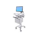 Ergotron StyleView Cart with LCD Arm, 3 Drawers - Vozík pro LCD displej / klávesnice / myš / CPU / SV43-1230-0