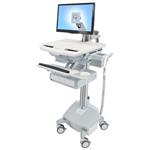 ERGOTRON StyleView® Cart with LCD Arm, LiFe Powered, 1 Drawer, pojízdný stojan, LCD, Klávesnice, myš, s napá SV44-1212-2