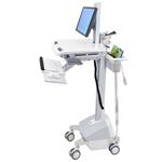 ERGOTRON StyleView® Cart with LCD Pivot, LiFe Powered, pojízdný vozík s napájením, držák pro LCD, klávesnice SV42-6302-2