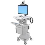 ERGOTRON StyleView® Telemedicine Cart, Single Monitor, Powered, pojízdný vozík s napájením, LCD, PC, telekom SV44-53T1-2