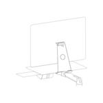 Ergotron StyleView - Upevňovací komponent (stojan) pro iMac - černá 97-834-085