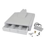 Ergotron SV43 Primary Triple Drawer for Laptop Cart - Upevňovací komponent (zásuvkový modul) - šedá 97-903