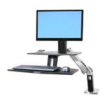 ERGOTRON WorkFit-A with Suspended Keyboard, HD, 5" and WS, Polished Aluminum,stol.drř./prac. stanice/monitor, 24-391-026