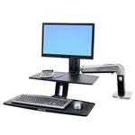 ERGOTRON WorkFit-A with Suspended Keyboard, LD, 5" and WS, Polished Aluminum,stol.drř./prac. stanice/monitor, 24-390-026