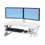 Ergotron WorkFit Dual Monitor Kit - Sada pro upgrade počítačového vozíku pro 2 monitory - bílá - ve 97-934-062