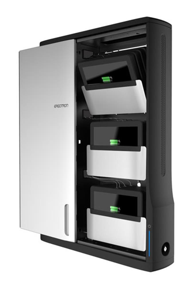 ERGOTRON ZIP12 CHARGING WALL CABINET, EU, uzamykatelná nabíjecí skříň pro až 12 tabletů na zeď DM12-1006-2