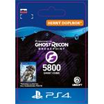 ESD SK PS4 - Ghost Recon Breakpoint - 4800 (+1000) Ghost Coins