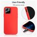 ESR kryt Cloud Soft Silicone Case pre iPhone 12/12 Pro - Red ESR3C01201250601