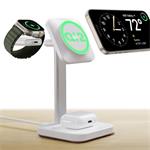 ESR Qi2 3-in-1 Watch Wireless Charging Set - White 2C566A-WH