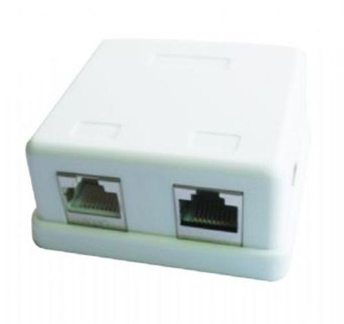 ETHERNET FTP zásuvka 2xRJ45 na omietku NCAC-HS-SMB2